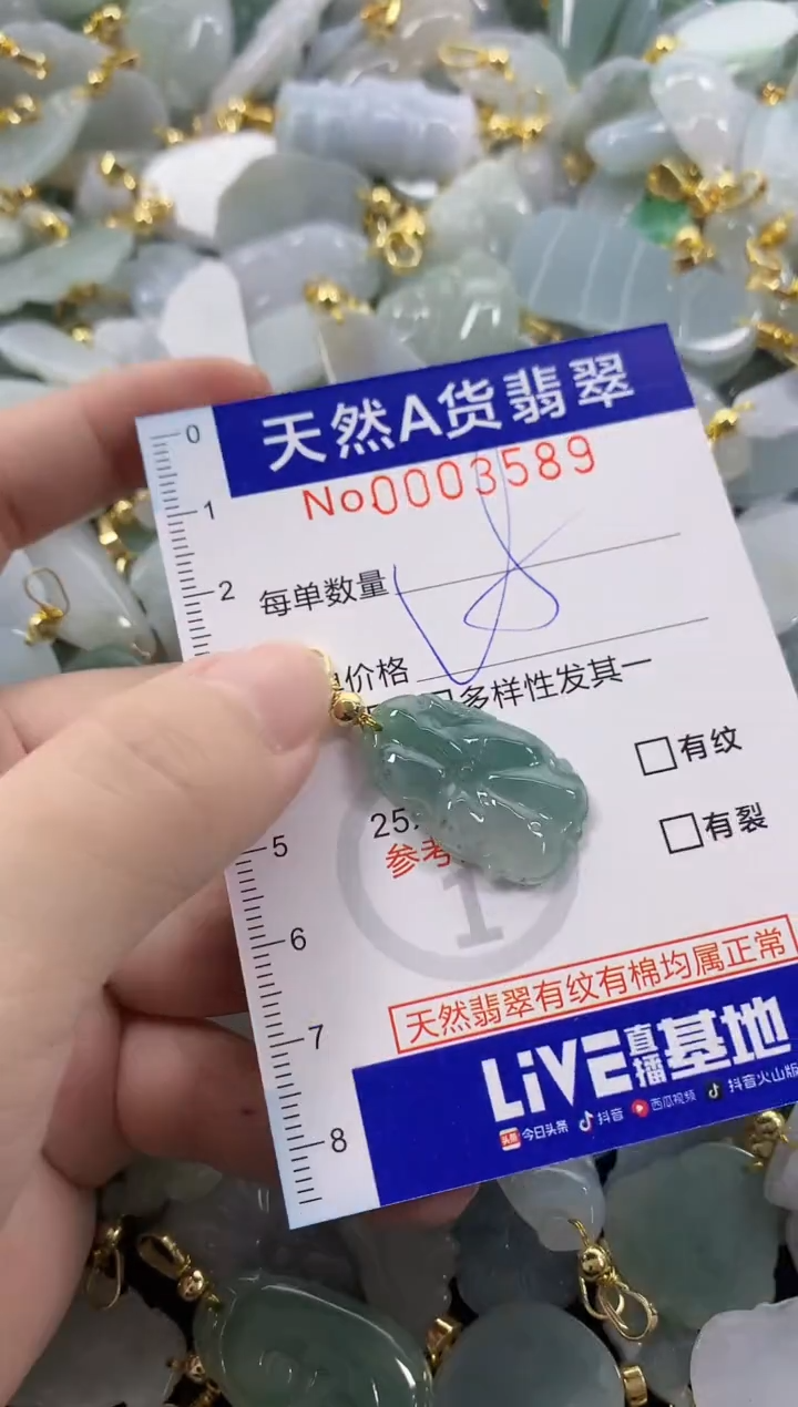 颈饰未镶嵌翡翠天然A货翡翠