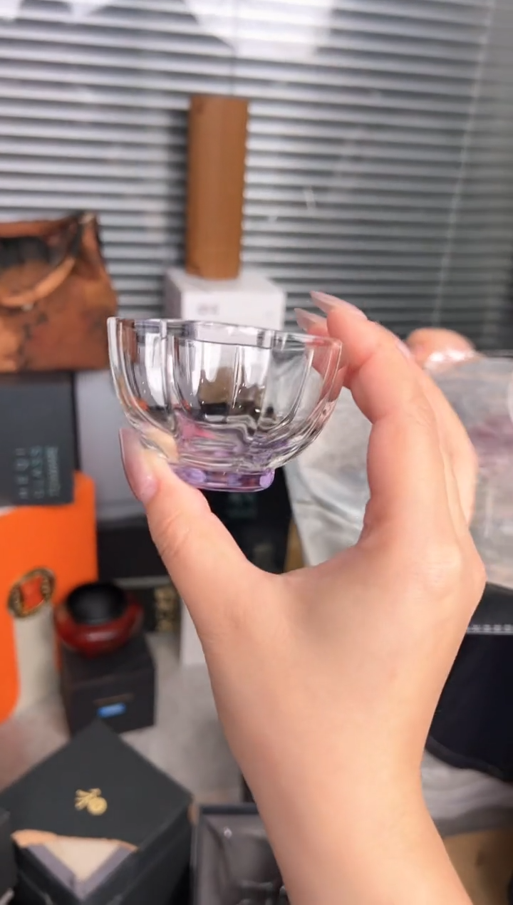 栀意主人杯浅紫色   