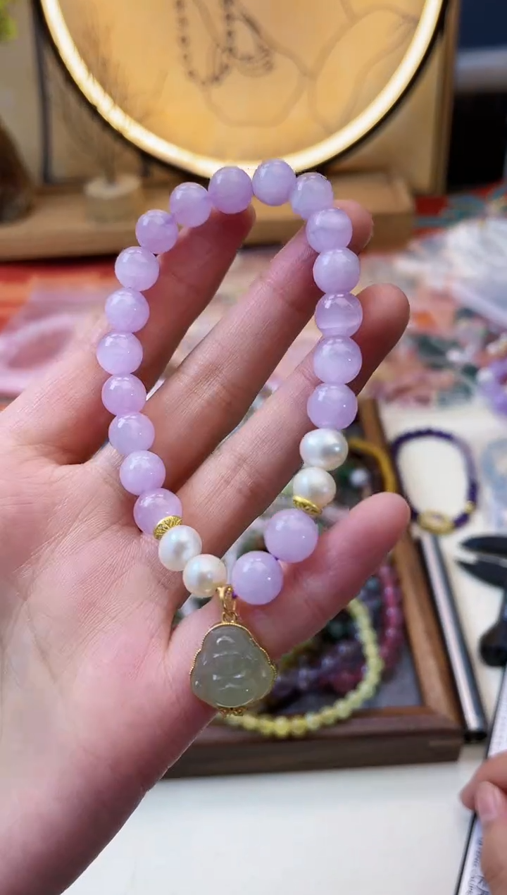 【闪购商品】锂辉石手串未镶嵌344