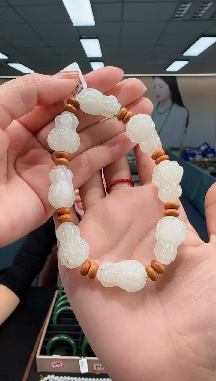 未镶嵌手串和田玉多样性发货 拍一发一 