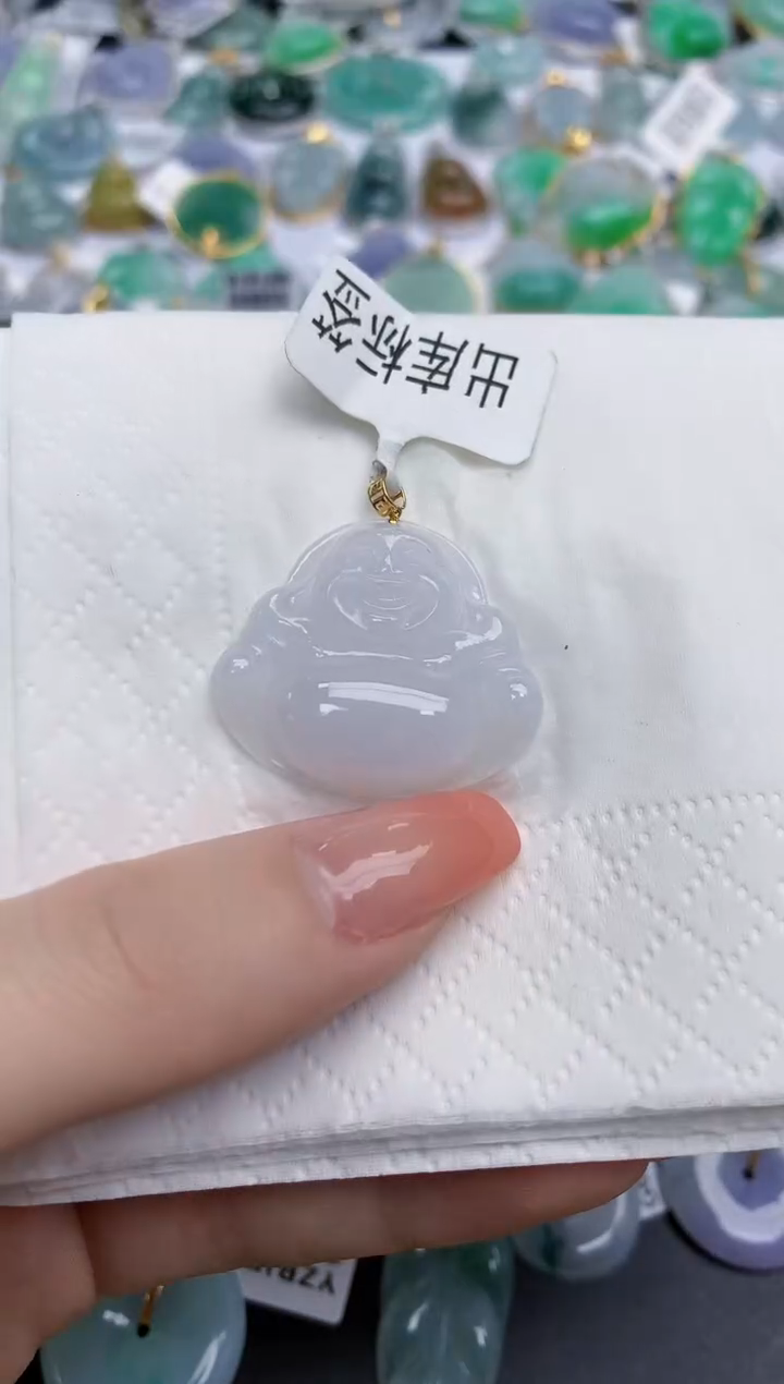 【闪购商品】翡翠颈饰未镶嵌天然缅甸翡翠A货