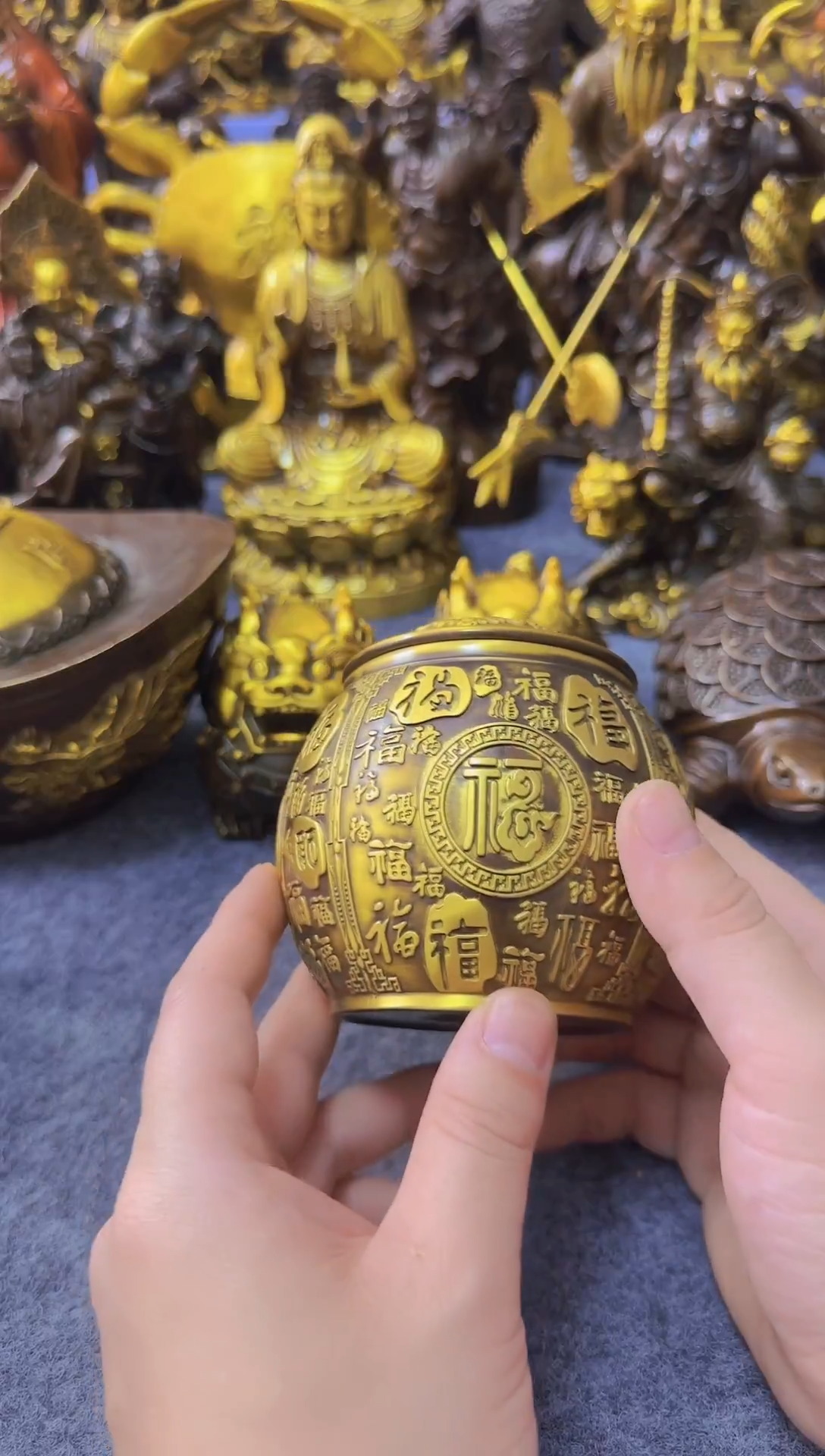 老黄黄铜摆件装饰品