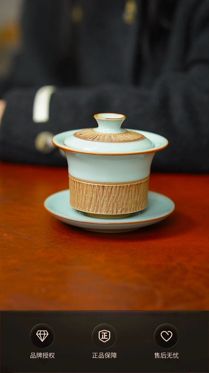 一级重工马蹄盖碗