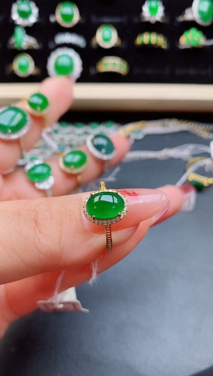 【闪购商品】翡翠戒指银S925镶嵌213213