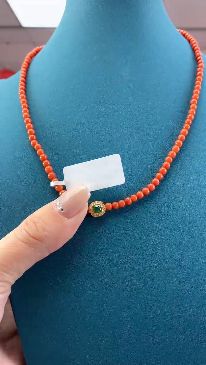 【闪购商品】南红玛瑙项链未镶嵌多样性发一件