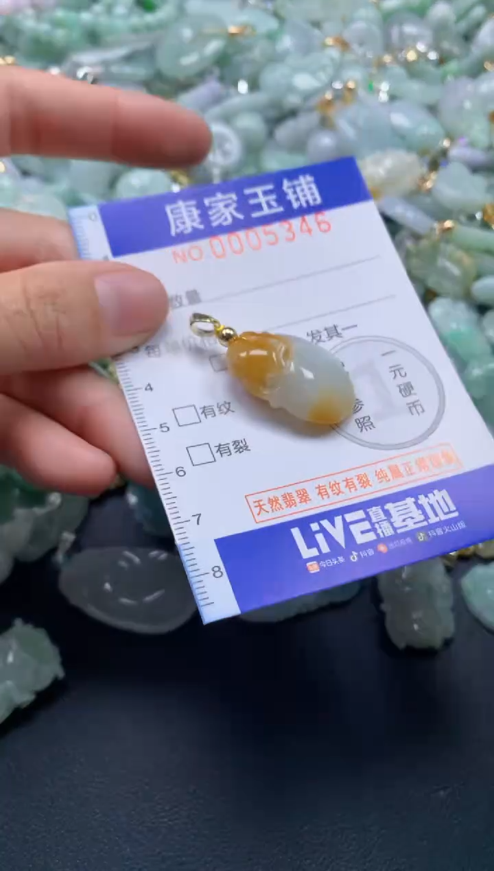 颈饰未镶嵌翡翠5446