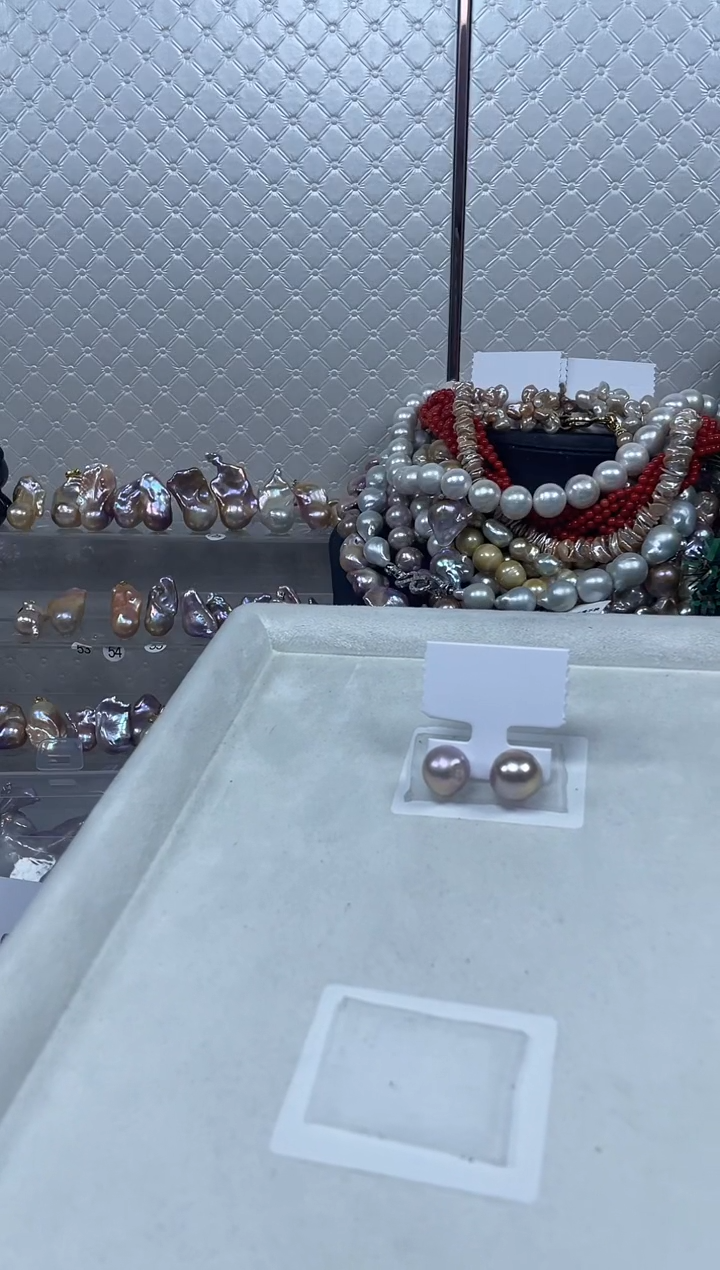 未镶嵌耳饰淡水珍珠【纯恬珍珠】