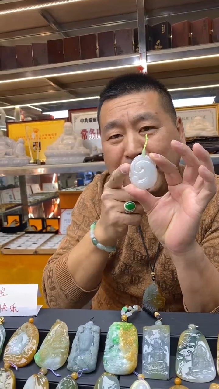 【闪购商品】翡翠颈饰未镶嵌挂件