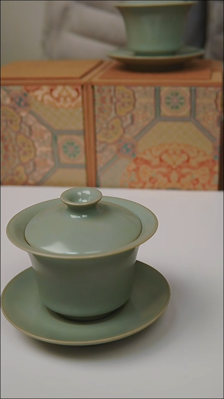 杯子瓷富山严选汝瓷