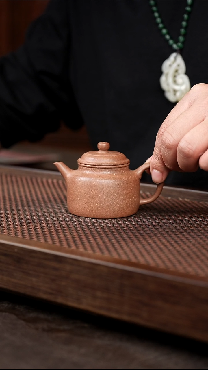 茶壶紫砂红黄泥剑流德钟