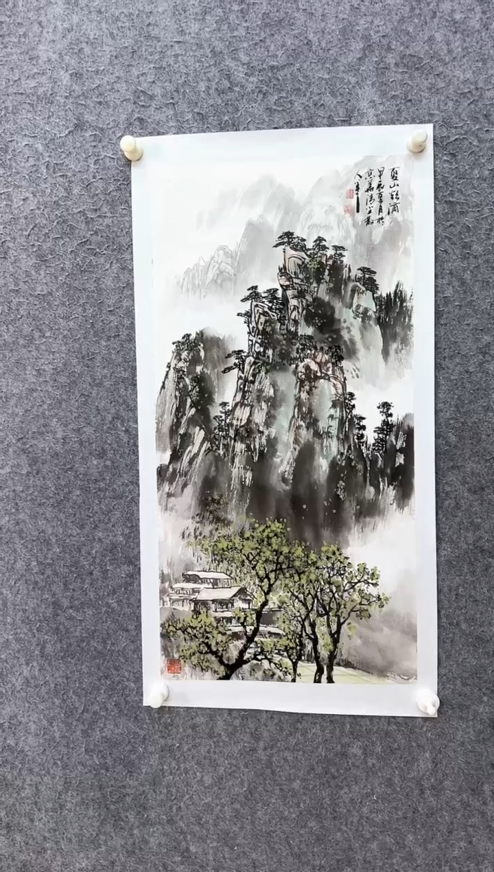 【闪购商品】国画ST-DSZ山水绘画作品
