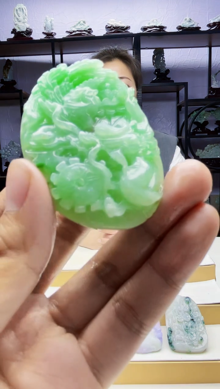 【闪购商品】定制翡翠未镶嵌毛货02150061