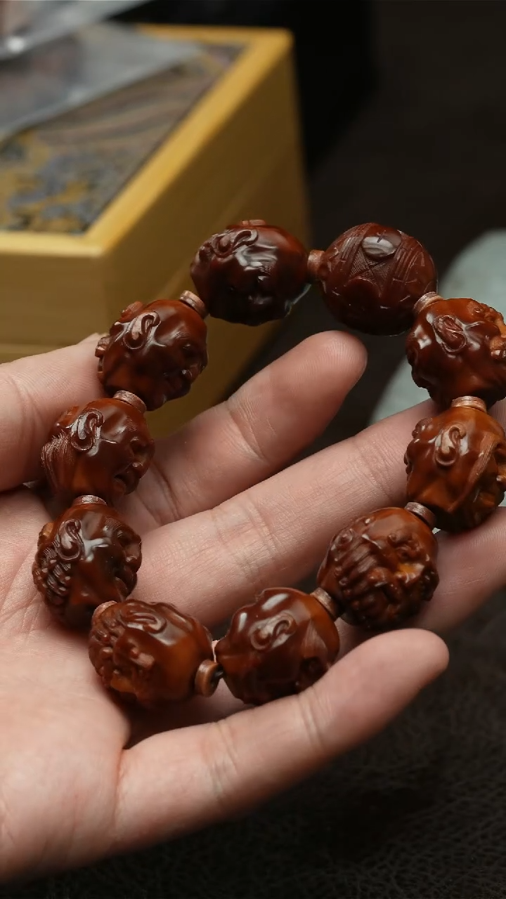 【闪购商品】橄榄核吊坠张国强须派罗汉