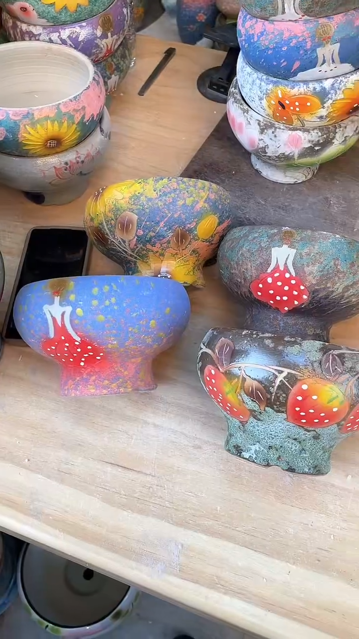 【闪购商品】摆件14-87口14高11    四个