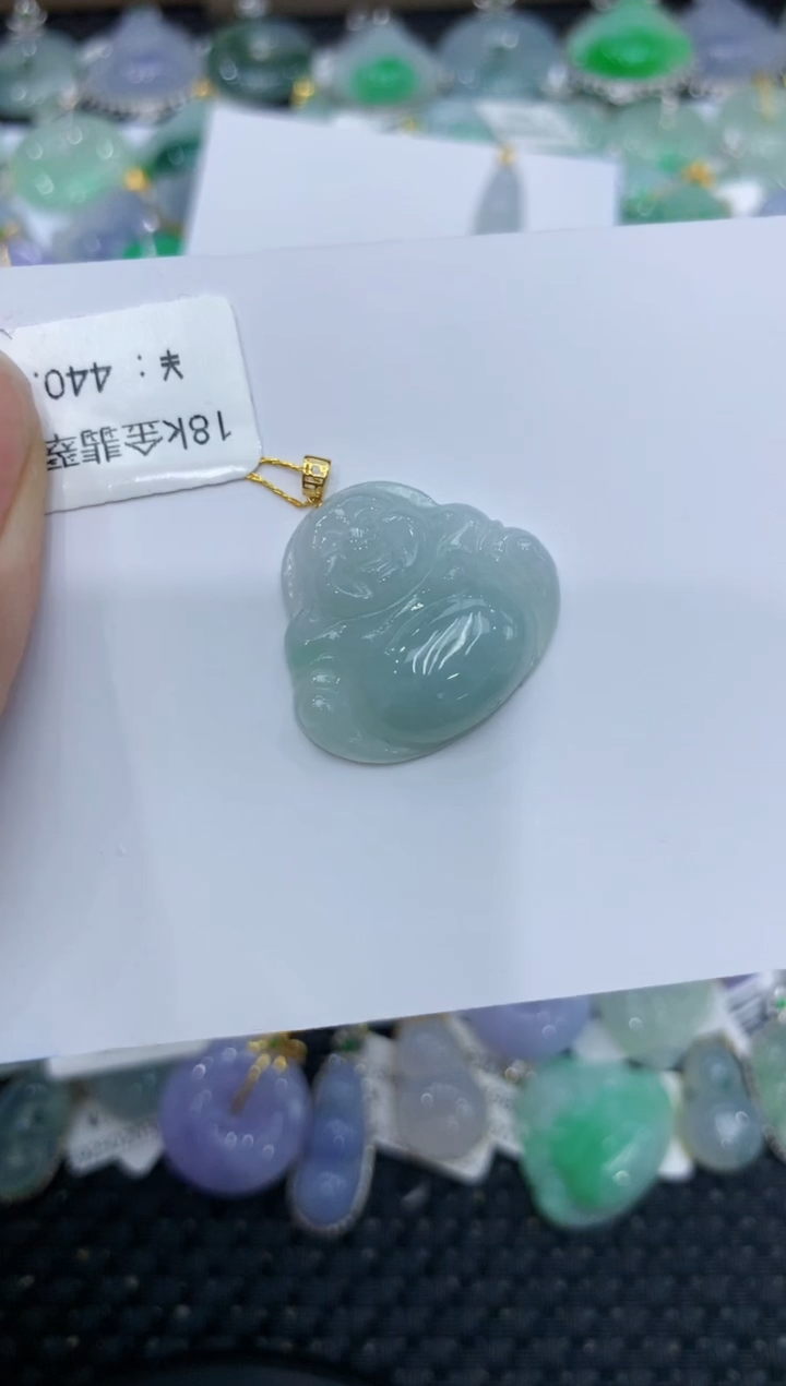 【闪购商品】翡翠颈饰18K金镶嵌111111111111