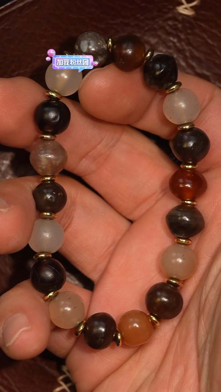 未镶嵌套链玛瑙/玉髓冲赛康胡子哥，DIY一73