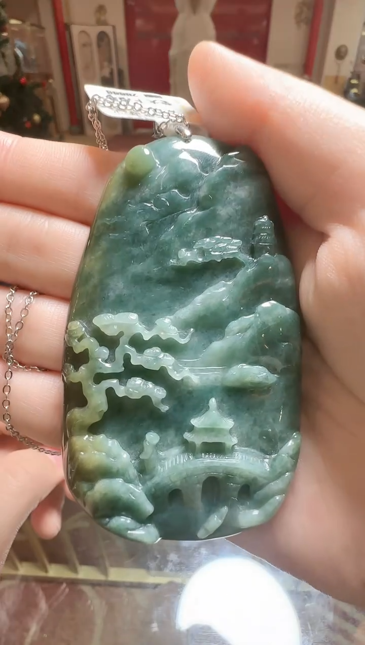 【闪购商品】翡翠吊坠(不含链)未镶嵌翡翠