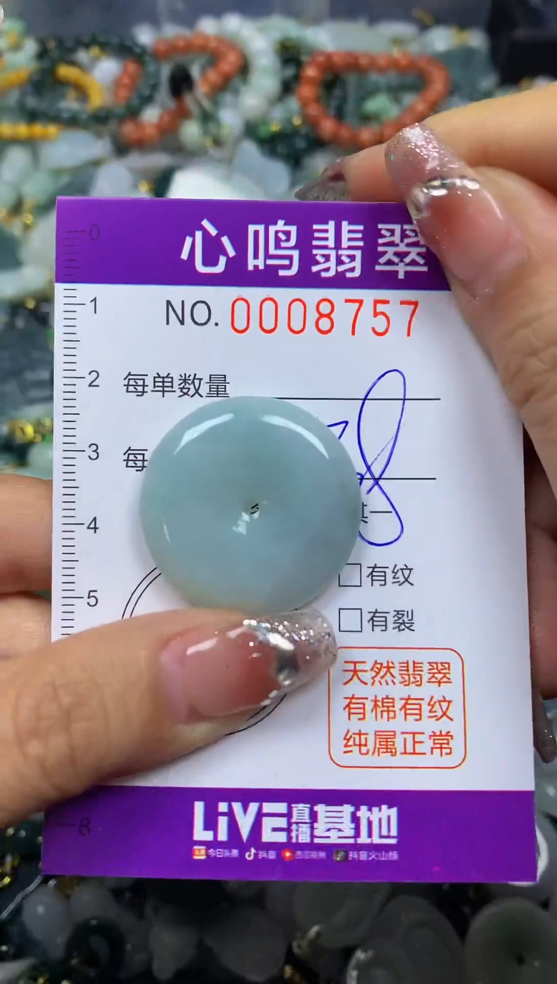 【闪购商品】翡翠颈饰未镶嵌闪购008757