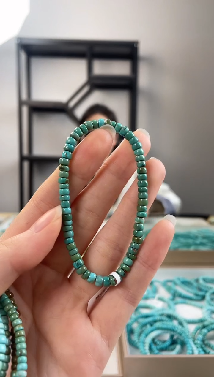 【闪购商品】绿松石珠宝奇石未镶嵌约4.6+mm