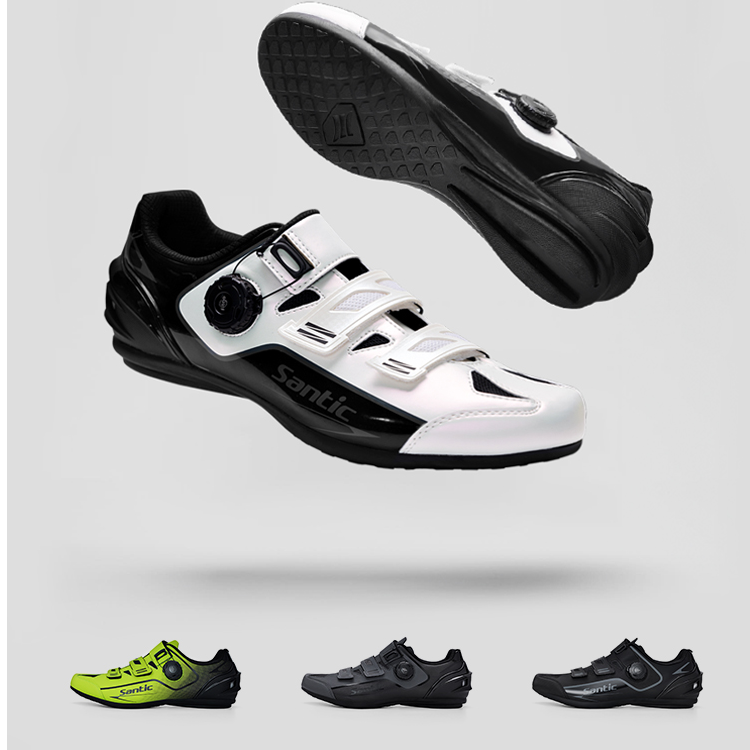 Santic/森地客无锁骑行鞋男非锁助力鞋山地自行车平底鞋加勒比2.0
