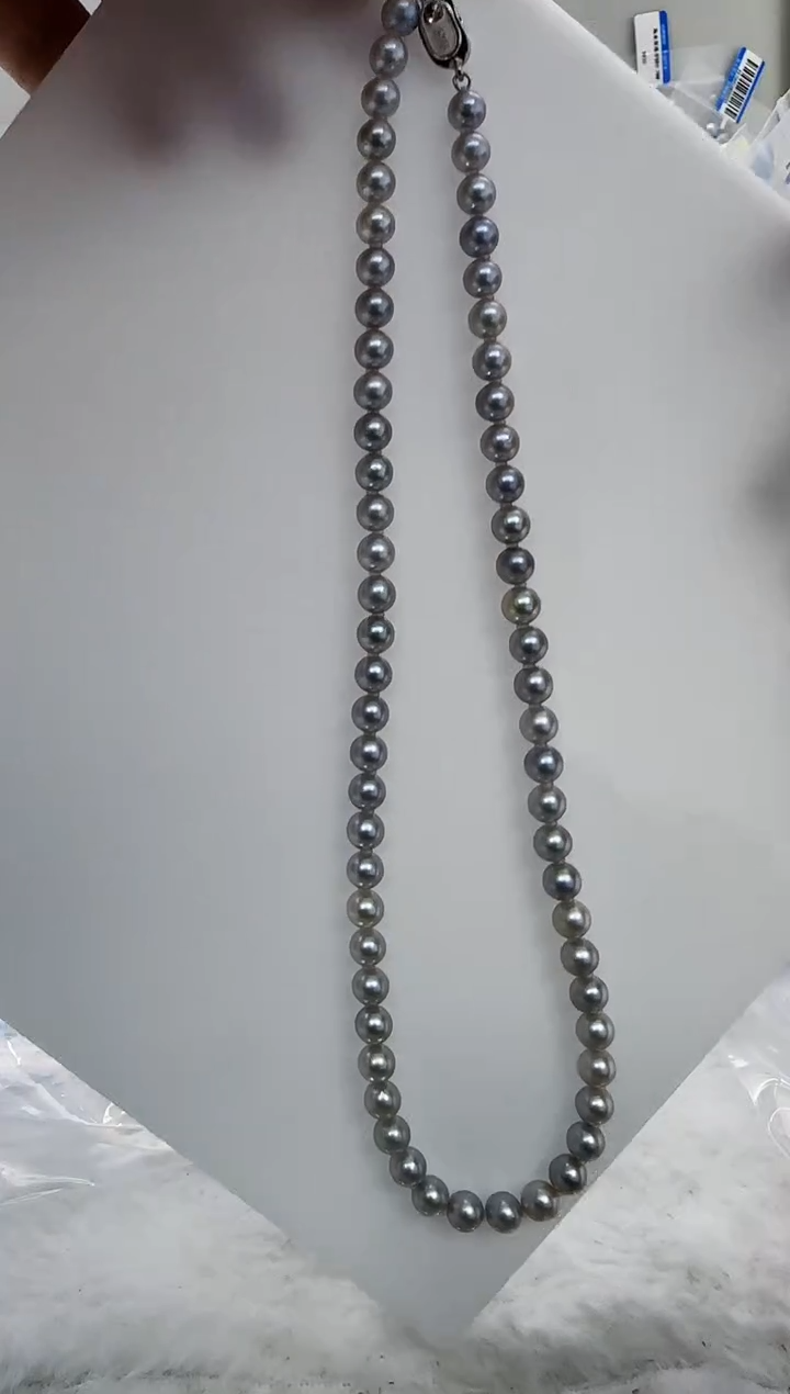 【闪购商品】海水珍珠DA未镶嵌t825 灰珠串6