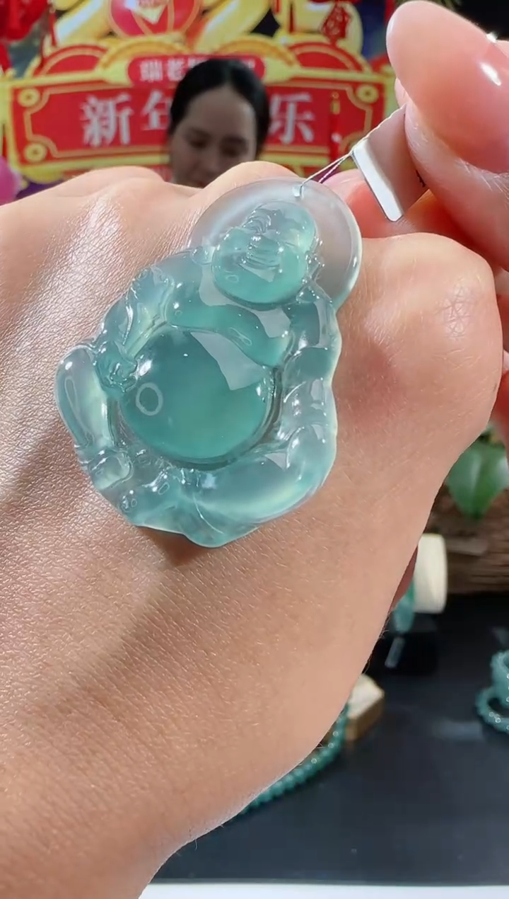 【闪购商品】翡翠吊坠(不含链)未镶嵌佛多样性发一