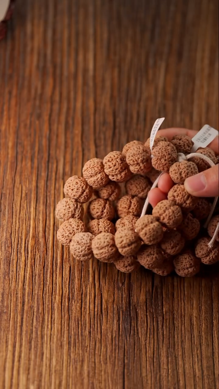 手串金刚菩提23mm 新籽标款一代纯血梁 针孔蜂王大金刚菩提手串