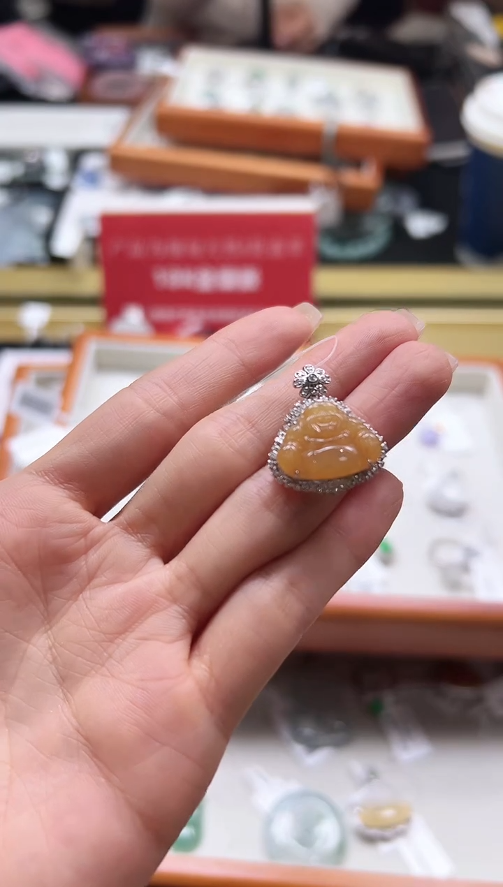 【闪购商品】翡翠颈饰18K金镶嵌DFZ0308-28