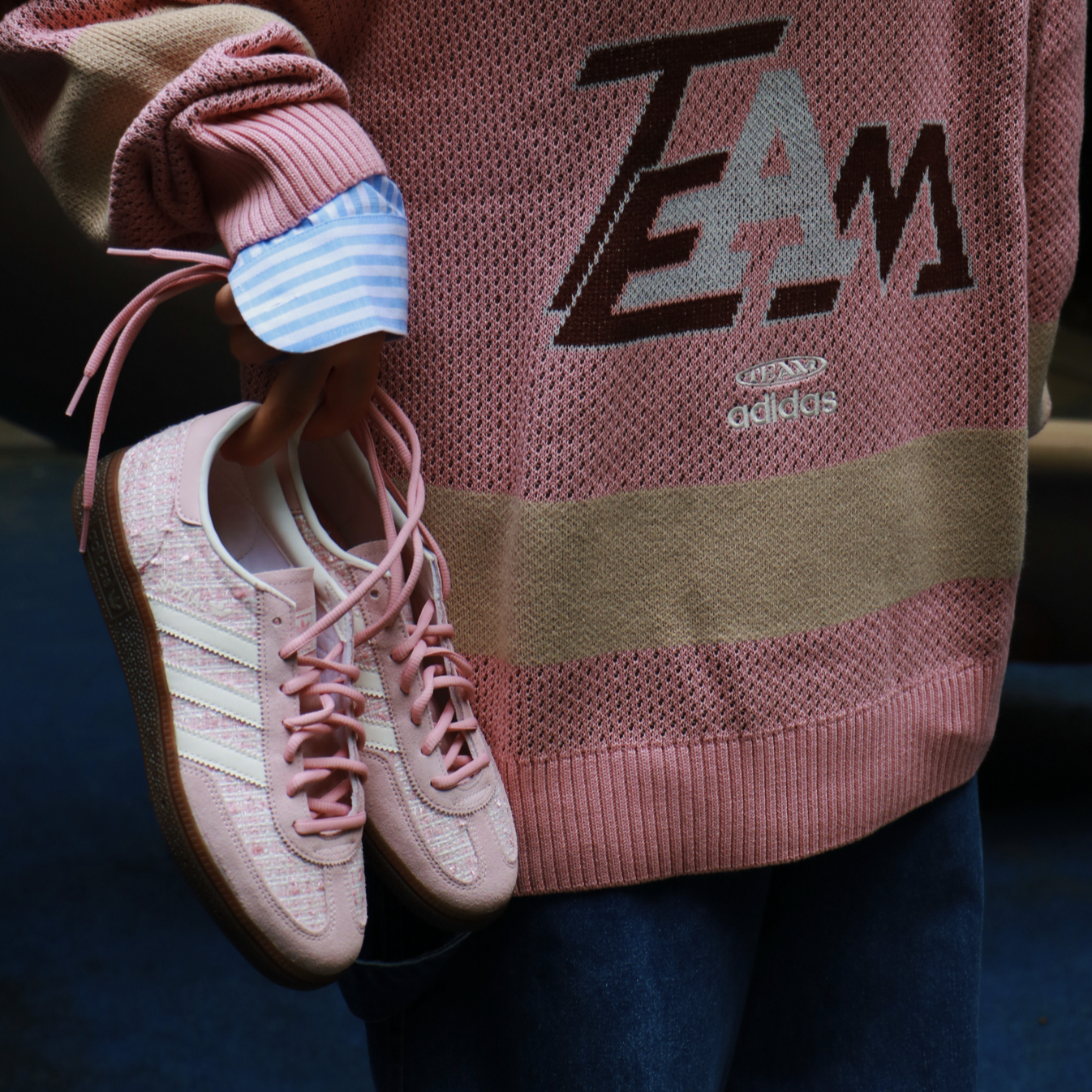 adidas HANDBALL SPEZIAL W 「T头鞋」经典运动板鞋德训鞋JR4503