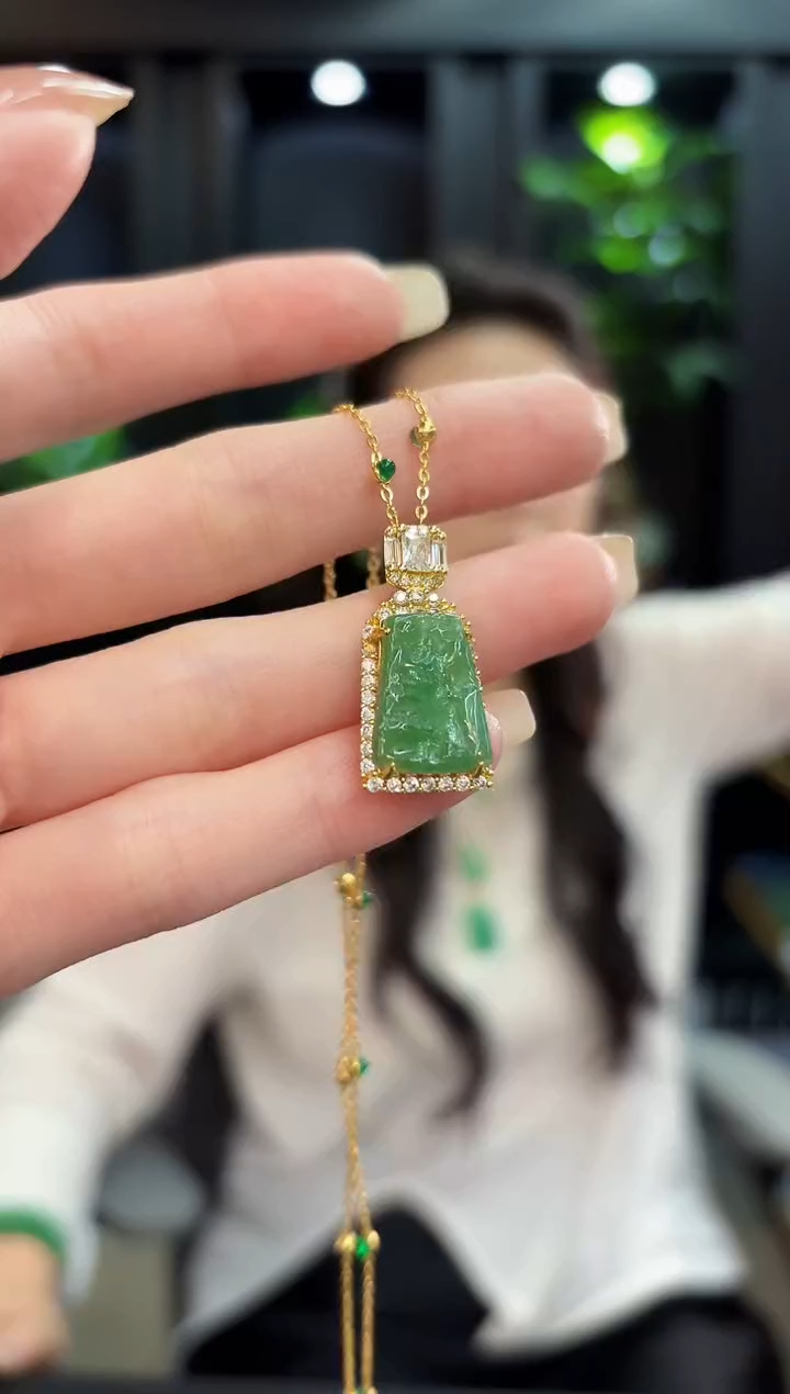吊坠(不含链)未镶嵌翡翠9缅料A货/多样性发货/一件