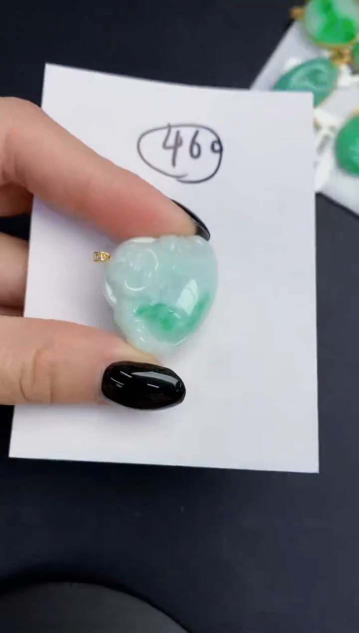 【闪购商品】翡翠颈饰18K金镶嵌000000000