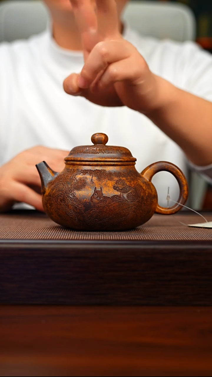 茶壶紫砂原矿紫砂手工茶壶