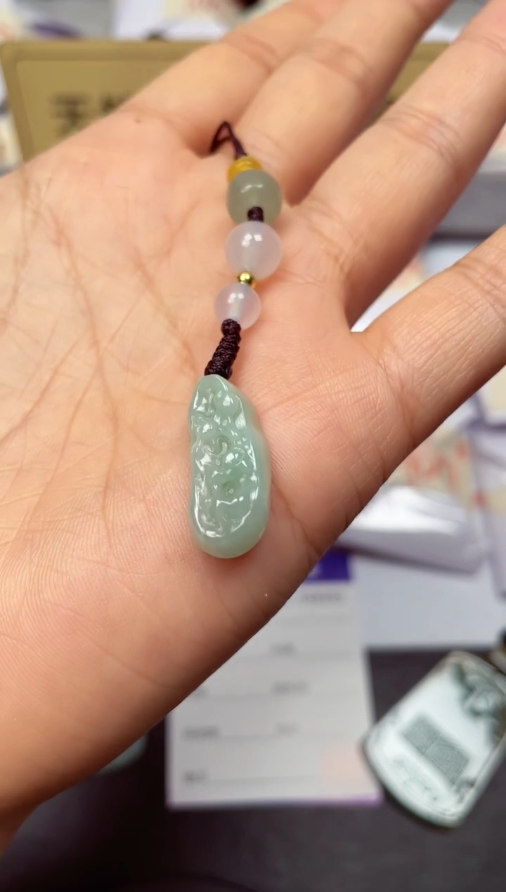 颈饰未镶嵌翡翠Q*天然缅甸A货