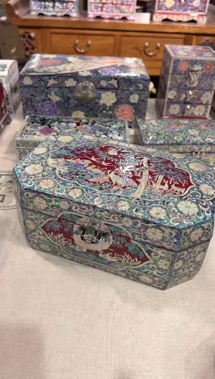 【闪购商品】鱼锁全贝底·弘贝雅螺钿漆器文化馆