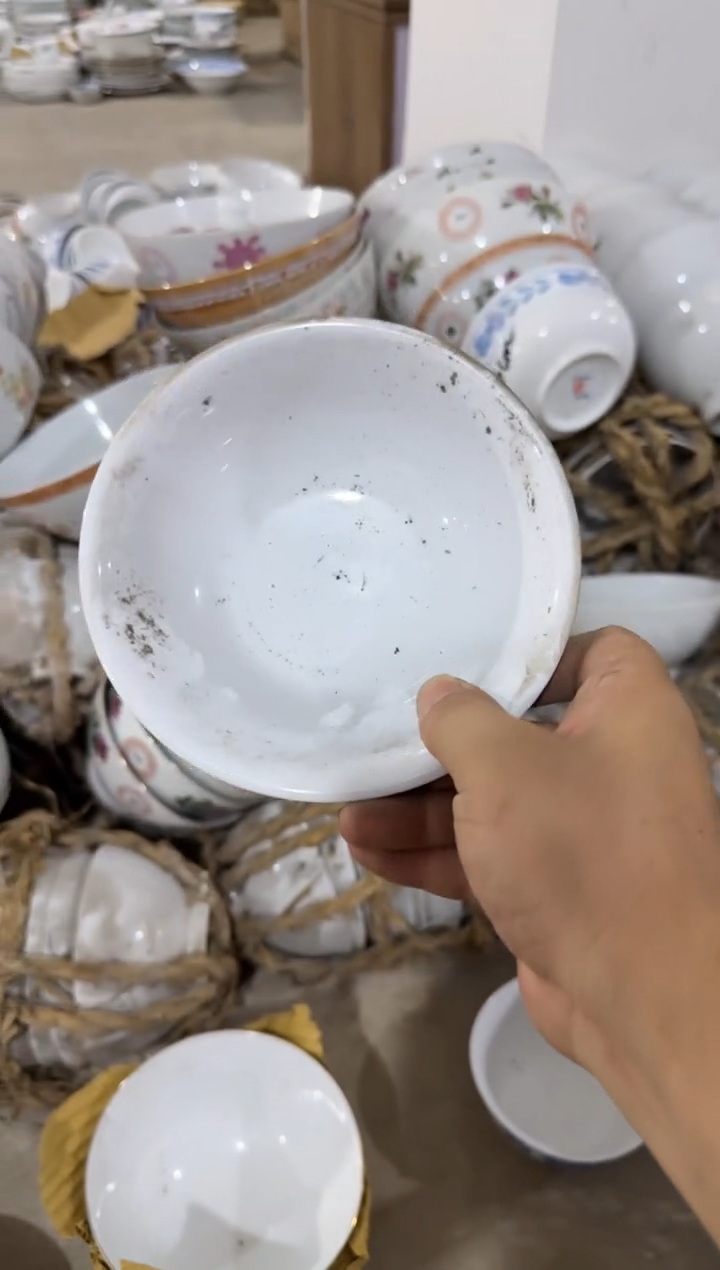 摆件纯白碗16厘米微瑕请慎拍