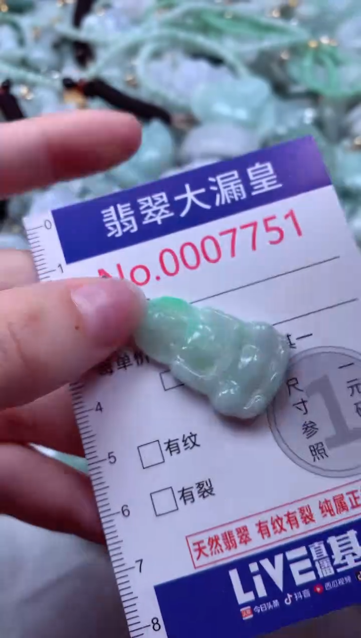 吊坠(不含链)未镶嵌翡翠7751