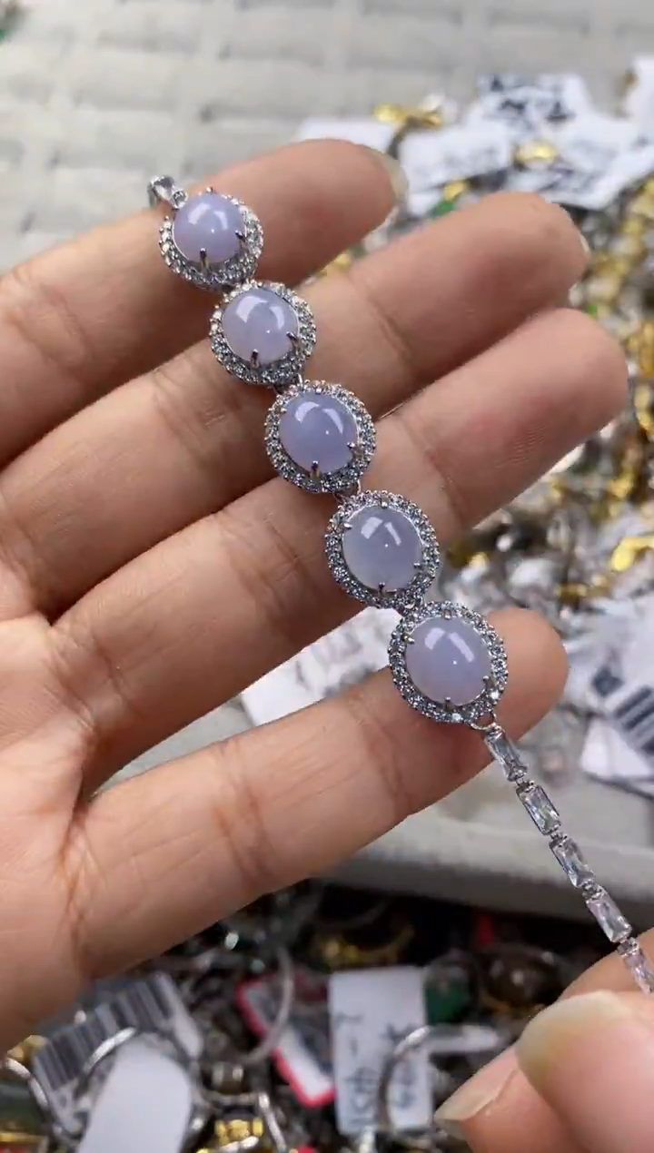 银S925镶嵌戒指翡翠222---9