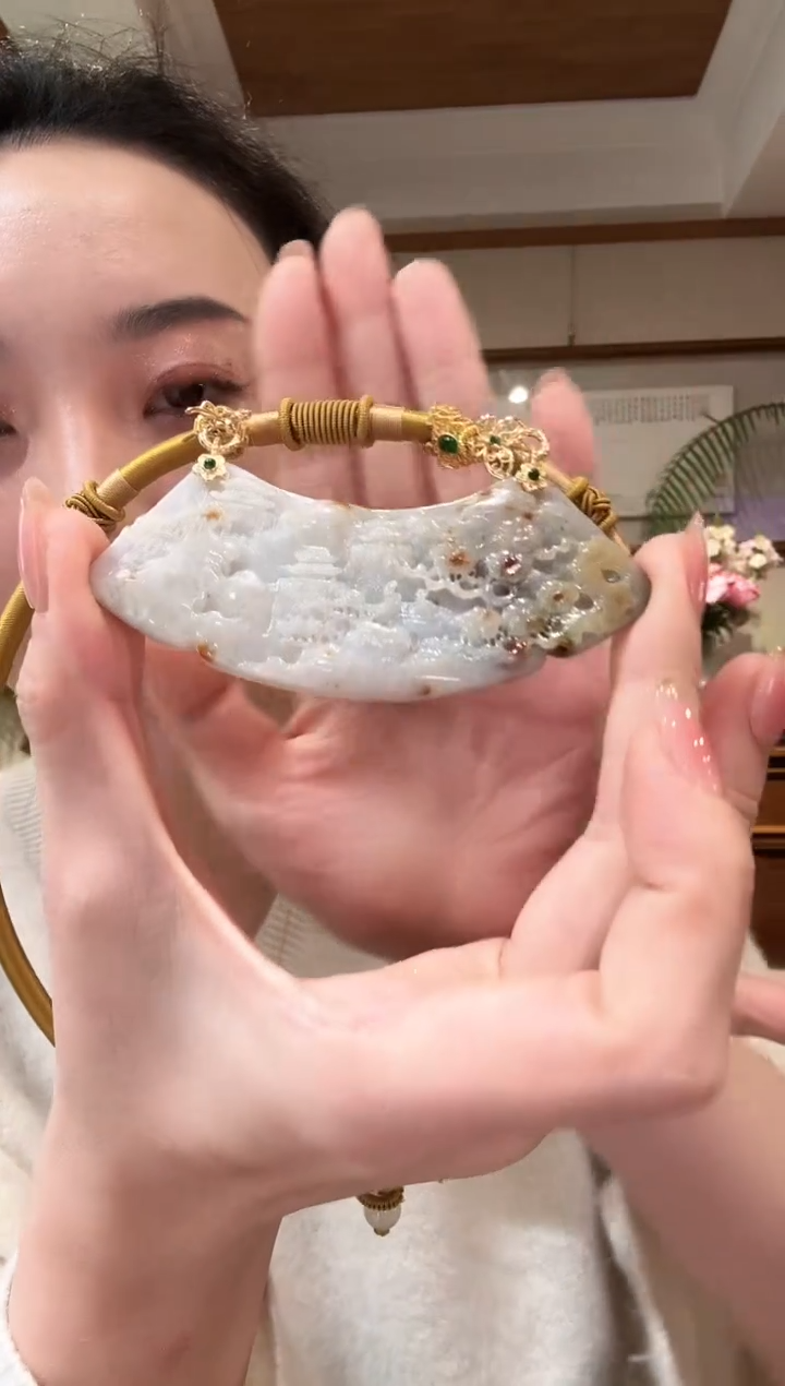 【闪购商品】翡翠颈饰未镶嵌国风