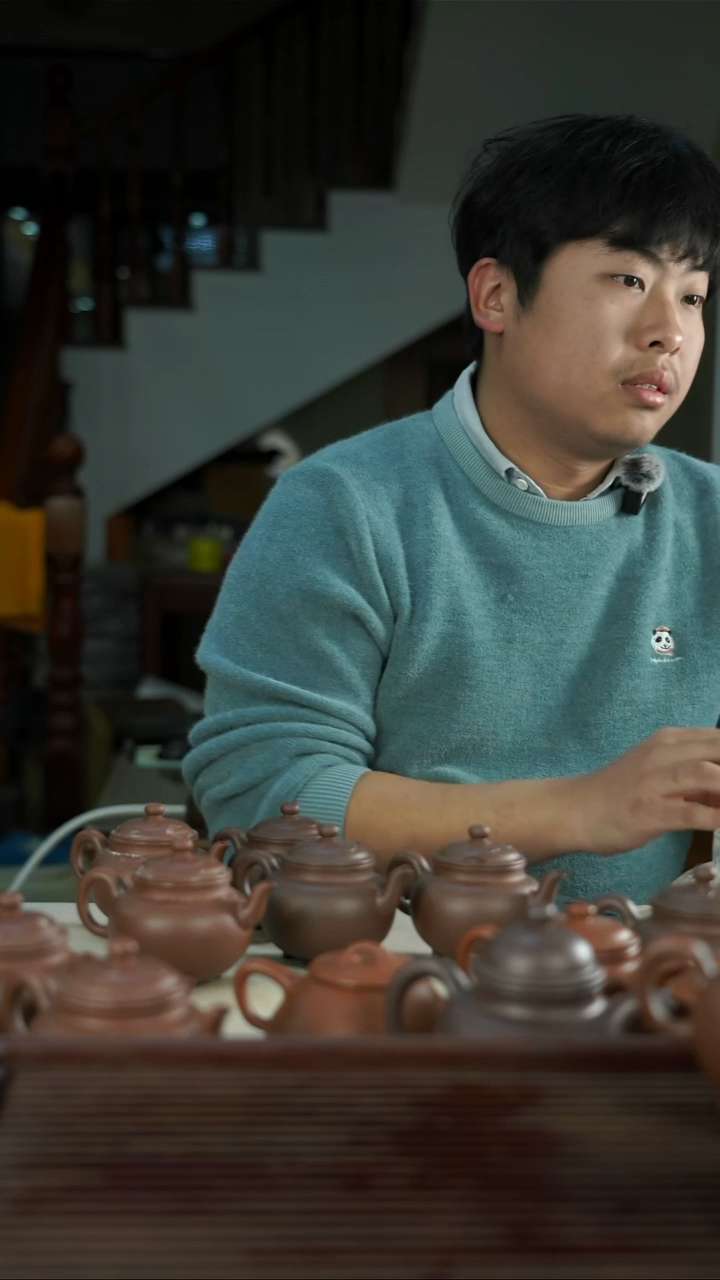 茶壶紫砂钧*小斌如意 半手工
