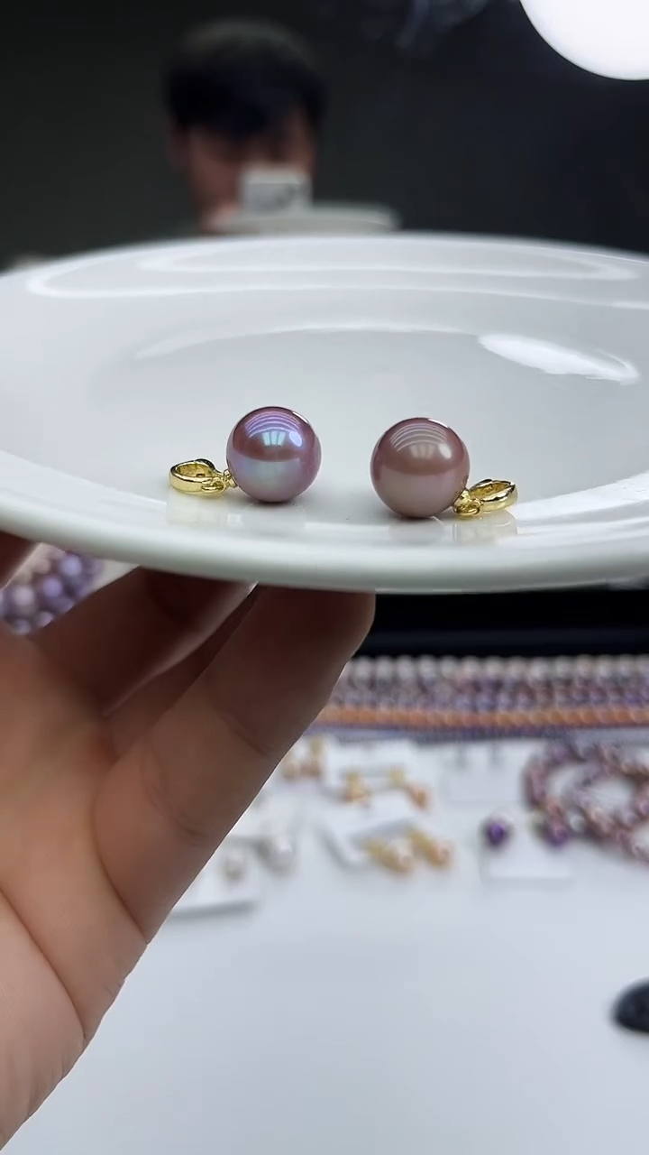 未镶嵌吊坠淡水珍珠紫色系吊坠