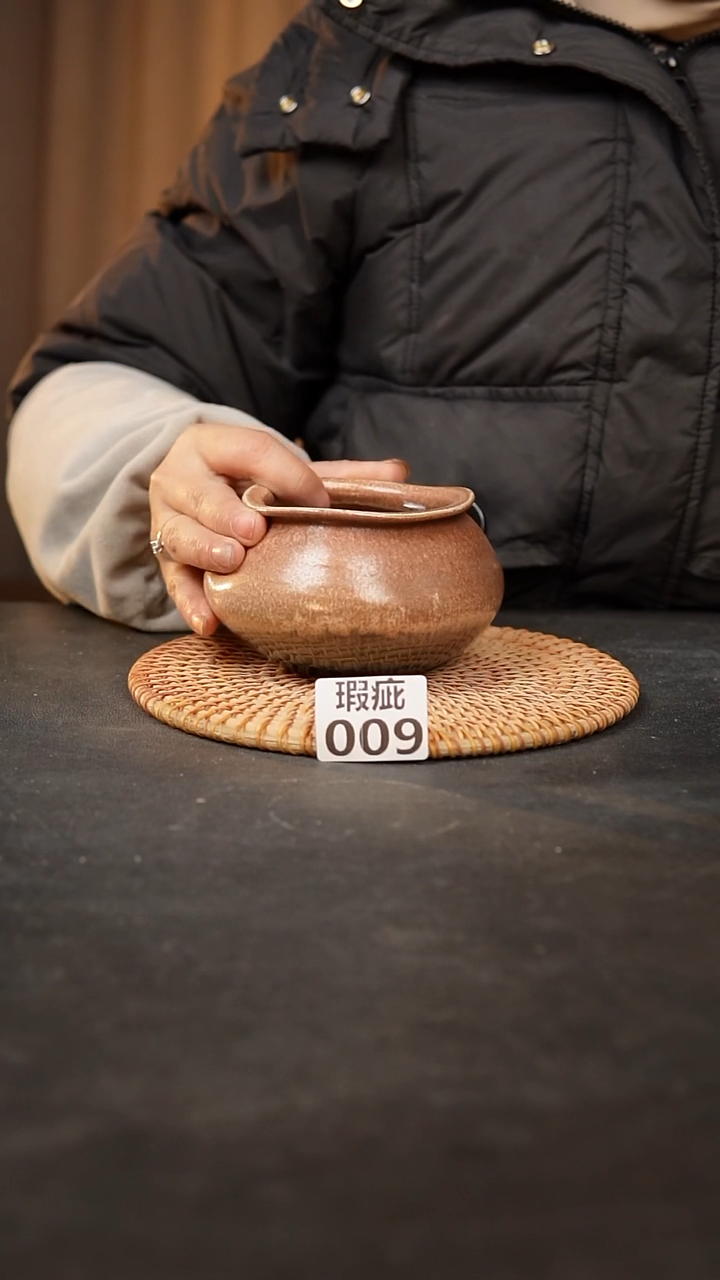 【闪购商品】瓷片009泥泥手工花盆口
