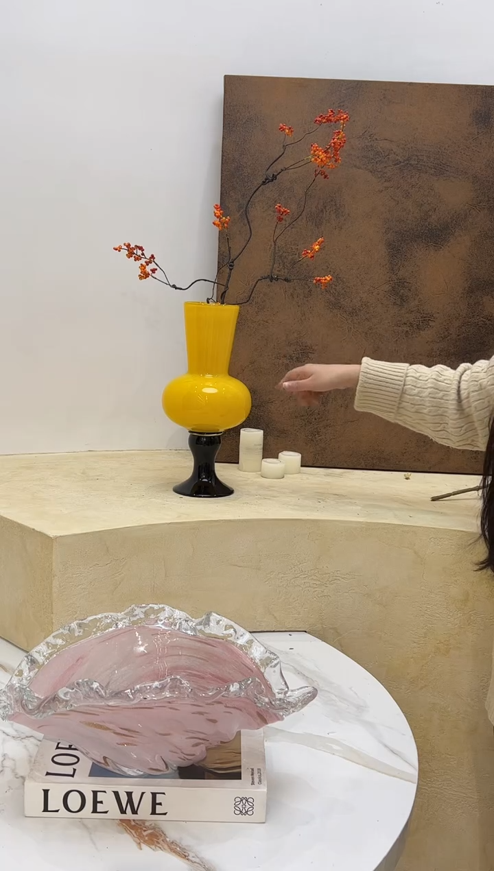 【闪购商品】琉璃高脚风灯花瓶