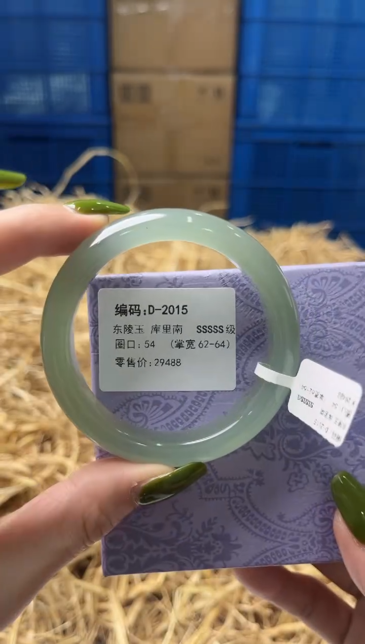 未镶嵌手镯石英质玉D2015