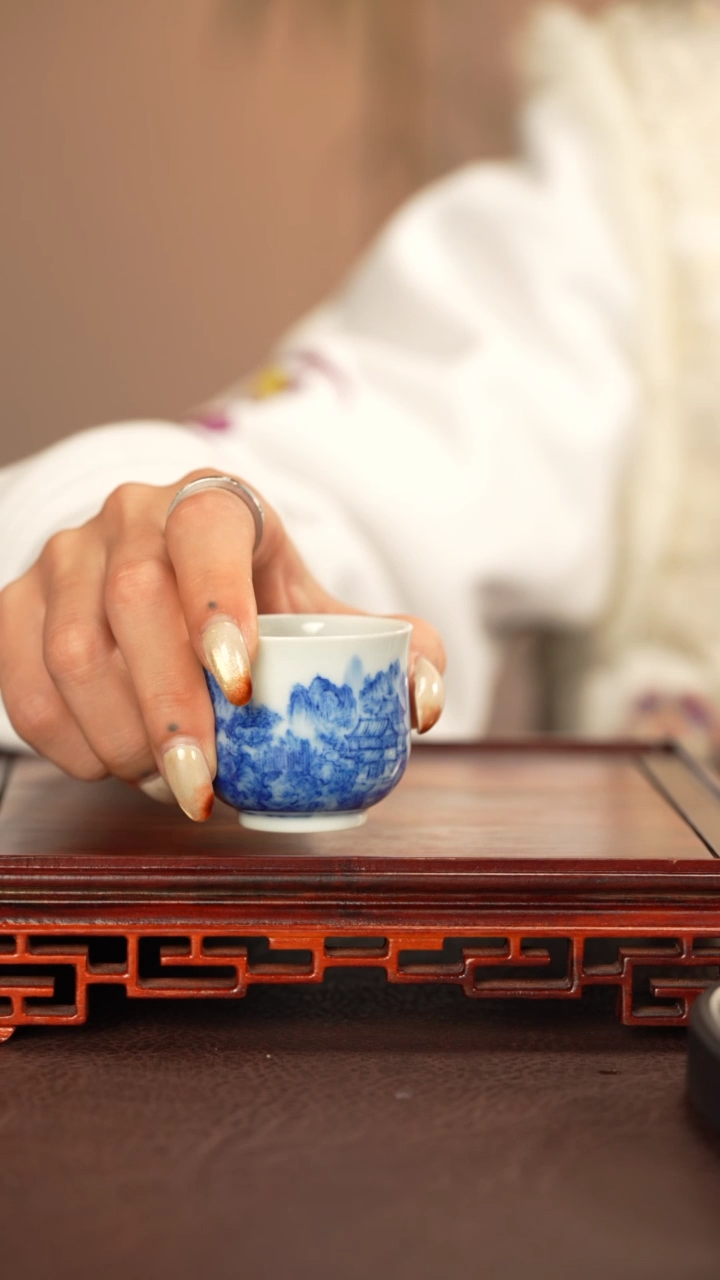 【闪购商品】杯子刘建锋窑景德镇手工手绘陶瓷