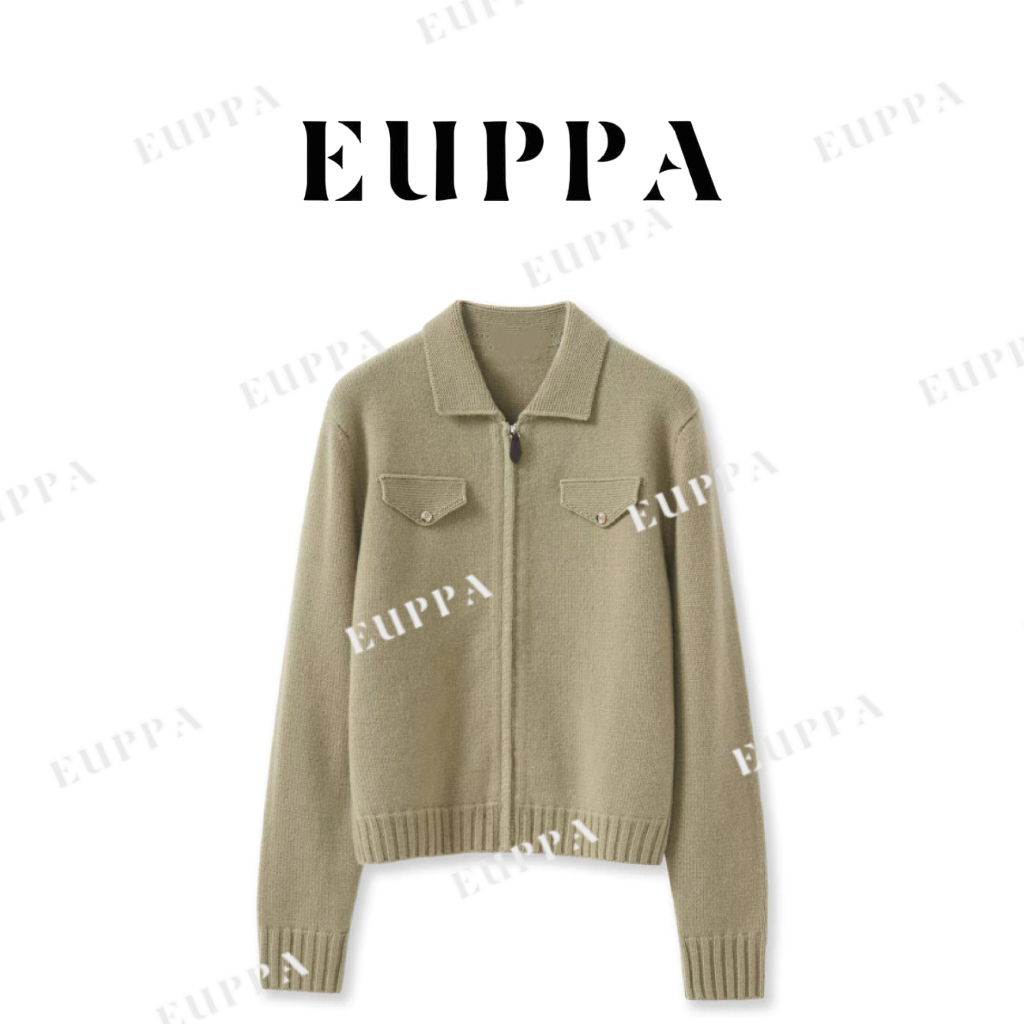 秋季百搭宽松羊绒衫V领秋冬复古女山羊绒开衫羊绒衫QHMGR-C828