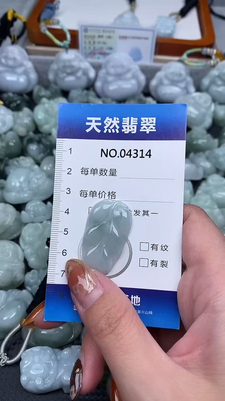 颈饰未镶嵌翡翠纯天然A货翡翠4314