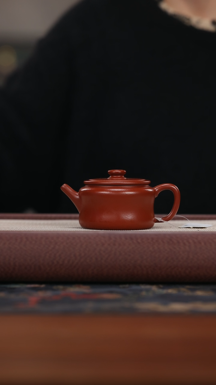 【闪购商品】紫砂茶壶ltq大红袍 平盖130cc