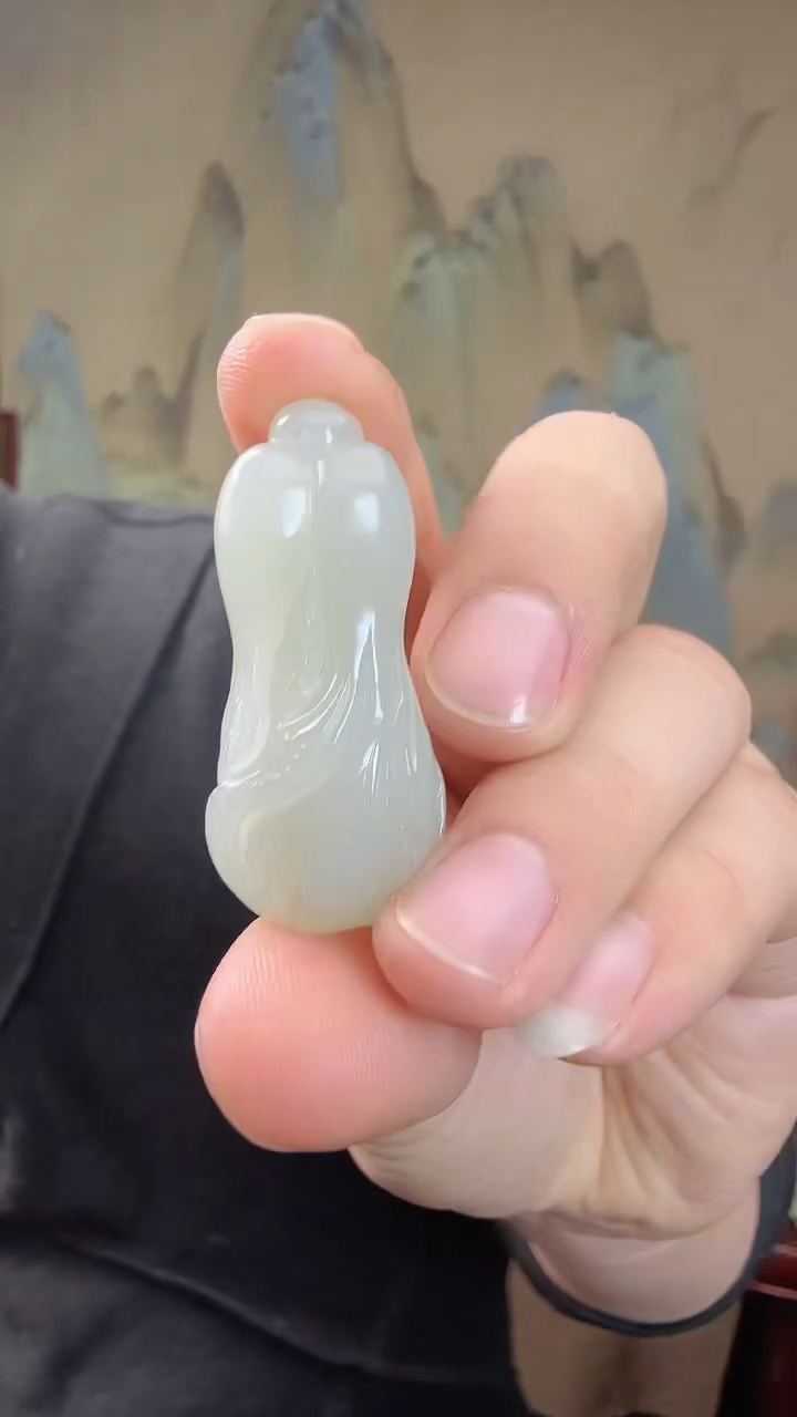 颈饰未镶嵌和田玉.