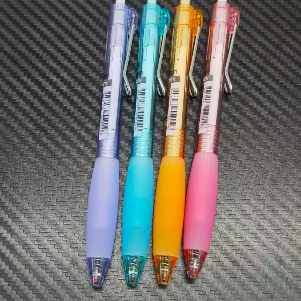 【发4支-黑色】【得力外贸g227黑色st笔头0.5mm】