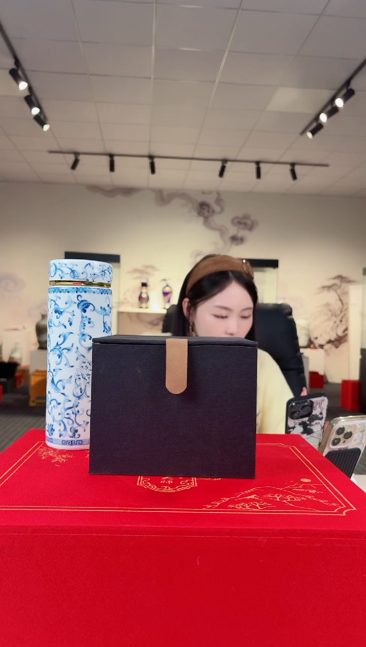 壶陶瓷凤鸣山水飞鹤紫砂壶+礼盒
